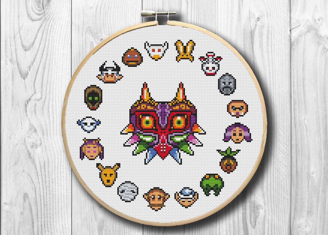 Majora's Mask - Zelda - Video Game Cross Stitch Pattern PDF - Etsy