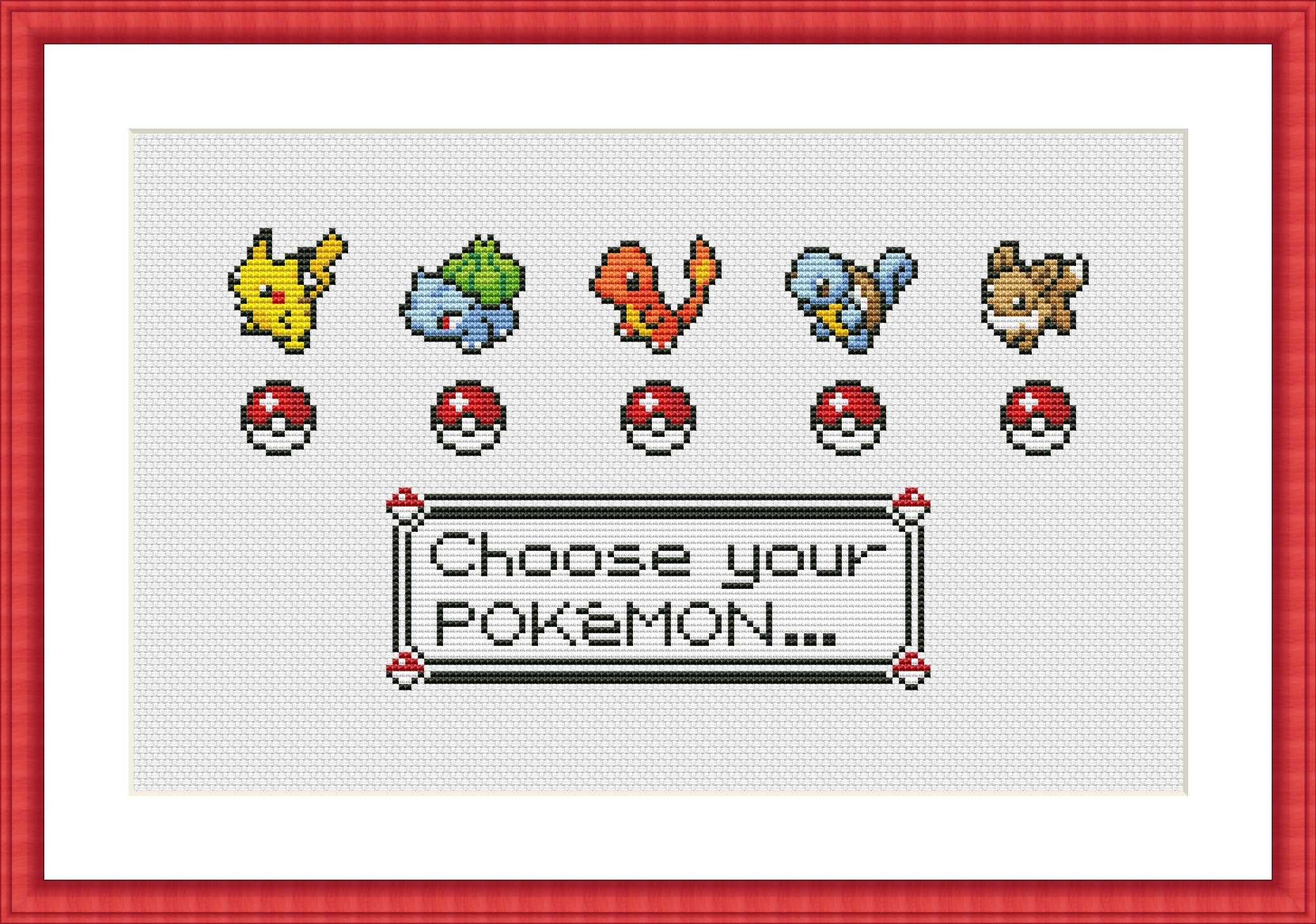 Pokémon Type Chart Cross Stitch Pattern Instant PDF -  Portugal