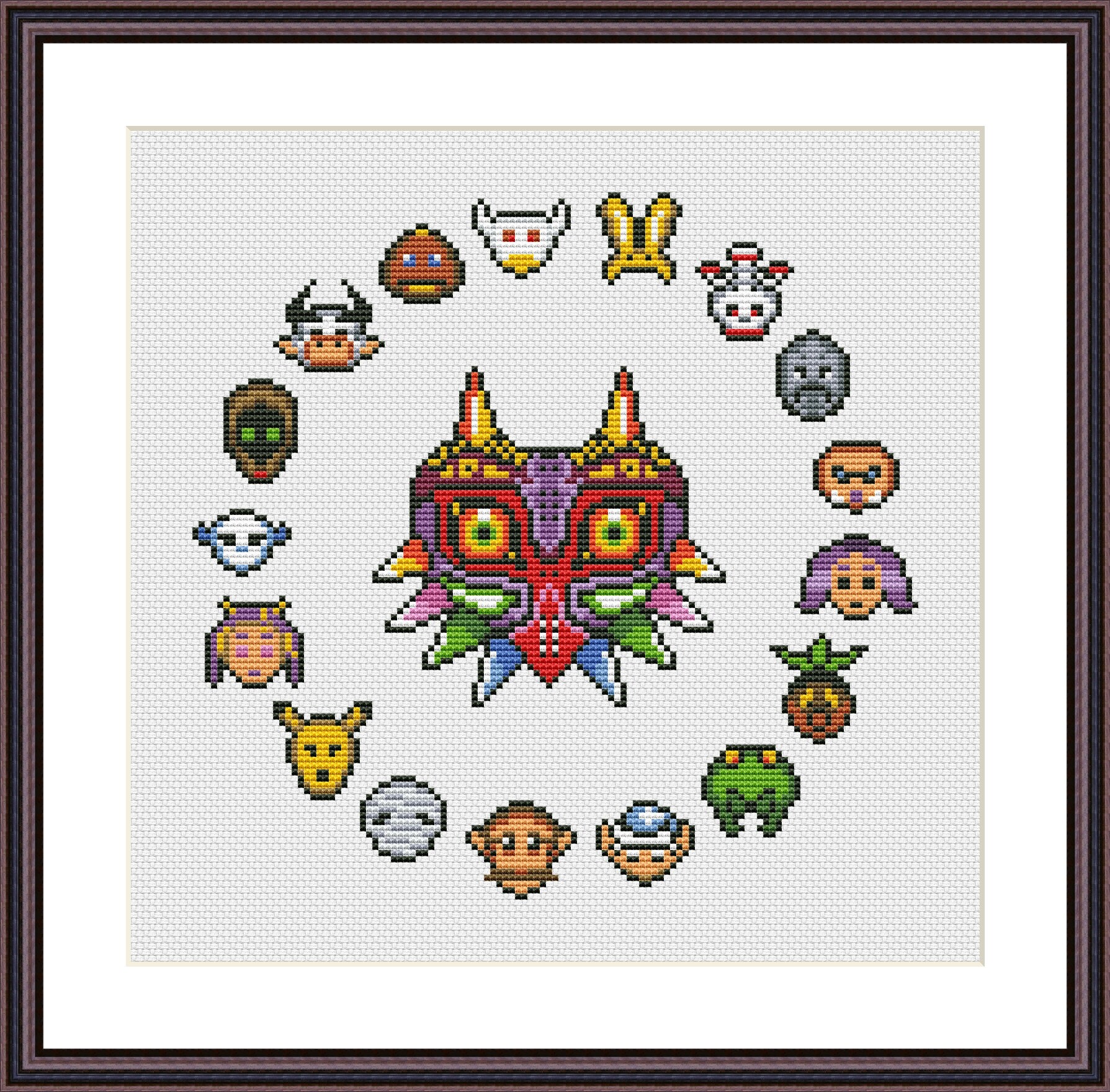 Majora's Mask - Zelda - Video Game Cross Stitch Pattern PDF - Etsy