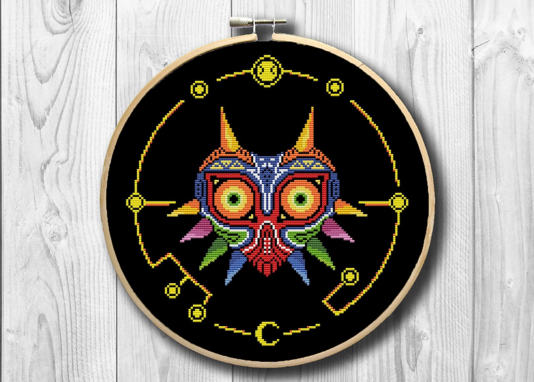 Majora's Mask - Zelda - Video Game Cross Stitch Pattern PDF - Etsy