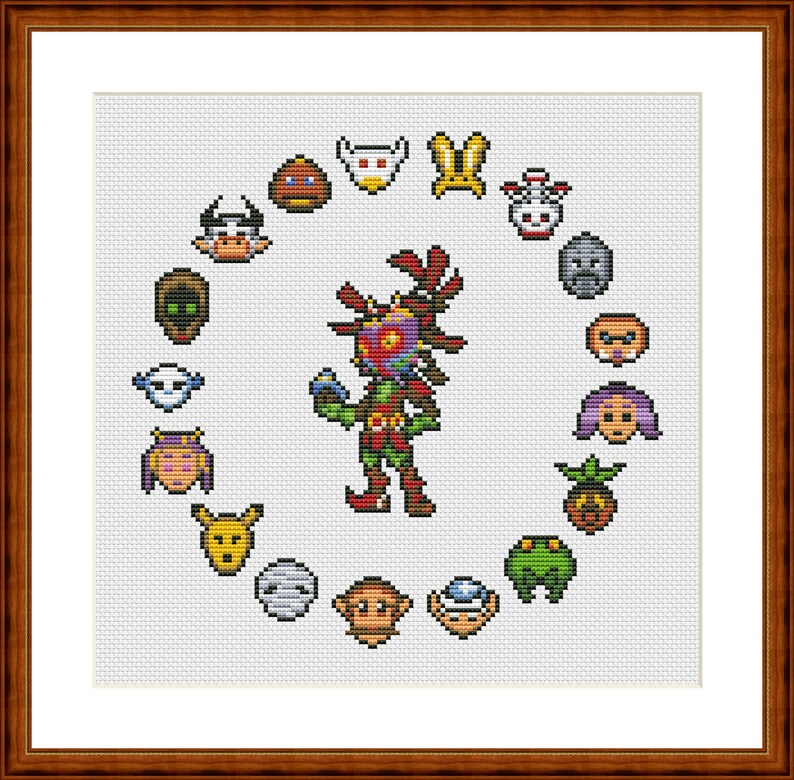 Skull Kid - Legend of Zelda - Majora's Mask - Funny Video Game Cross ...