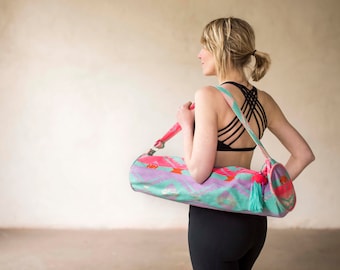 Yoga mat bag / yoga bag / yoga / KIRANA / White Palm Garden