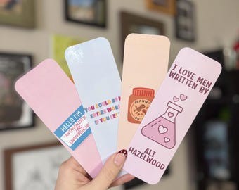 Ali Hazelwood Bookmarks| BookTok Inspired | Bookish Gift