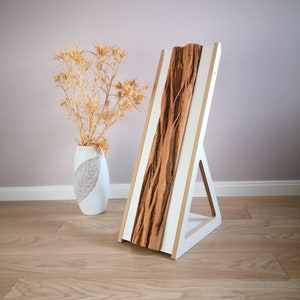 Natuurlijke krabpaal, unieke houten acacia krabpaal, kattenbaars, moderne kattenmeubels, voor kattenliefhebber, voor grote katten, kattenkrabpaal, PurrFur