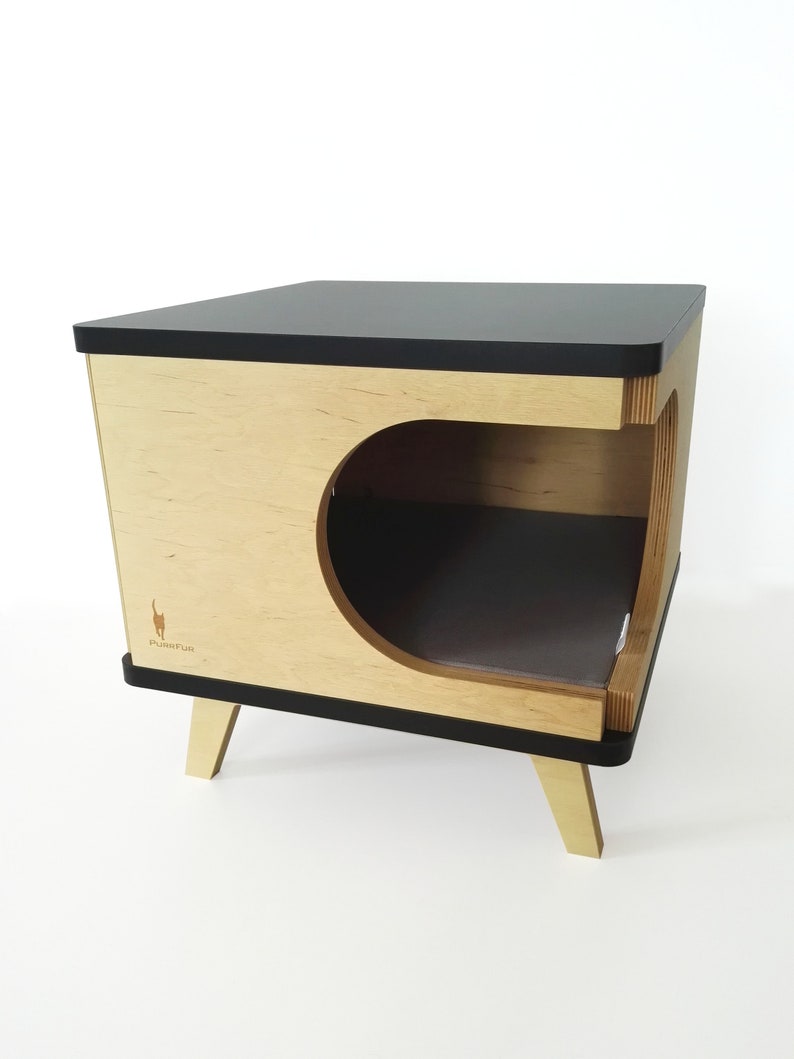 stylisches katzenbett