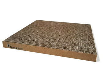 Replacement cardboard insert for cat scratcher "Scratch Pad" handcrafted with two-sided smooth scratching surface