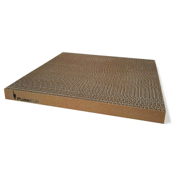 Cardboard insert for PurrFur Scratch Pad for replace with two-sided smooth scratching surface