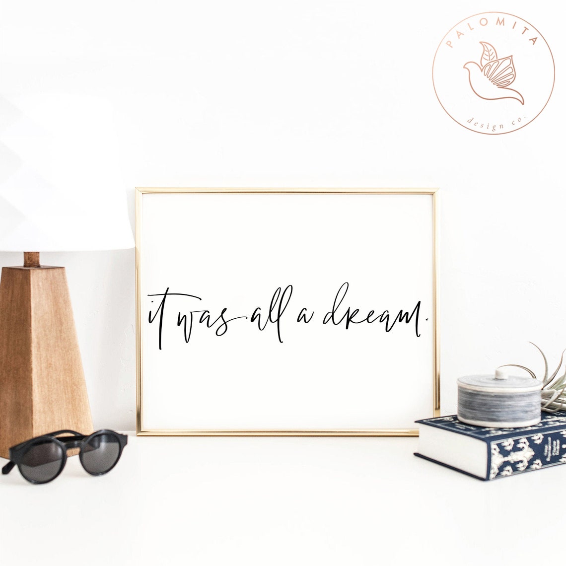 It Was ALL A DREAM Print Biggie Quote Rap Lyrics Hip Hop - Etsy