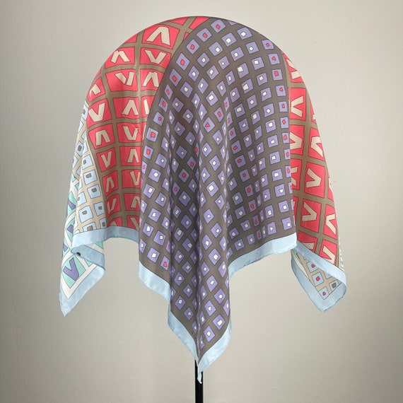 MARJA KURKI SCARF silk stunning vintage abstract g