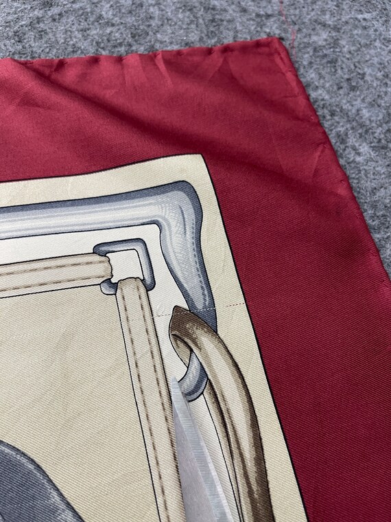 CELINE PARIS SCARF stunning twill silk vintage vi… - image 6