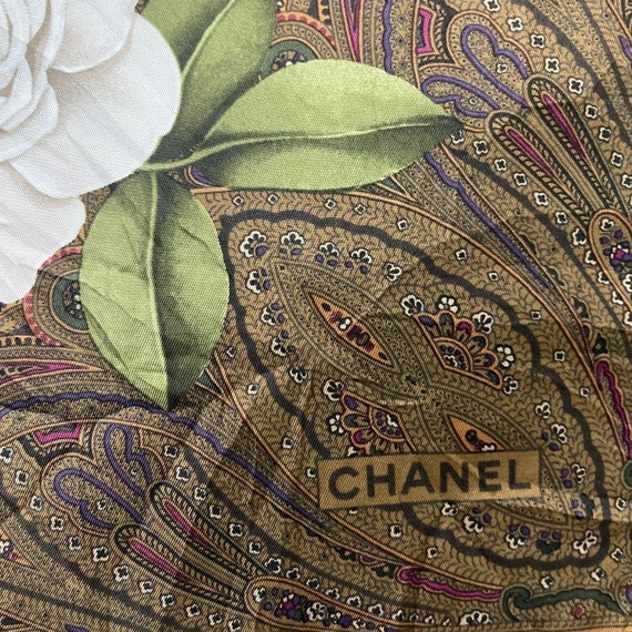 CHANEL SCARF STUNNING vintage silky scarves class… - image 5