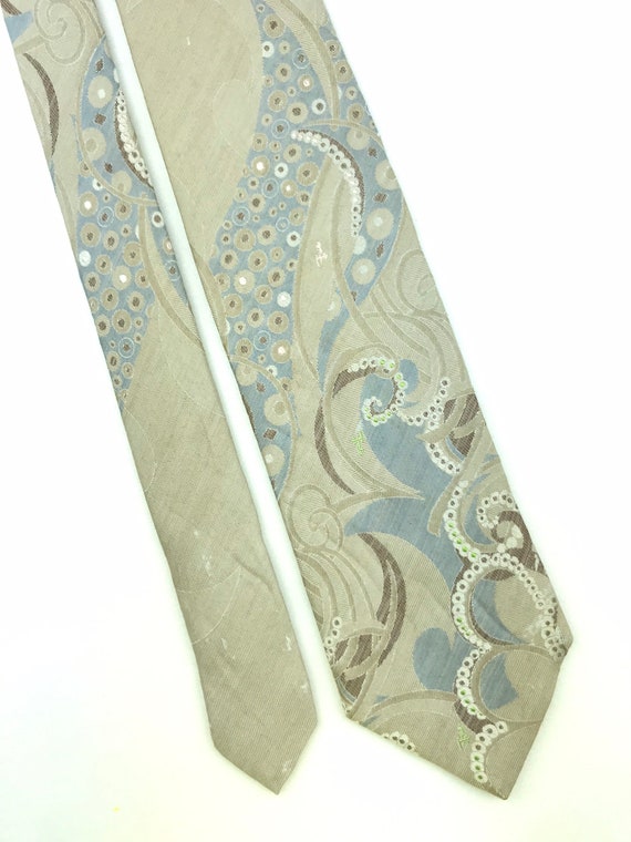 EMILIO PUCCI TIE ultra rare wool silk paisley des… - image 5