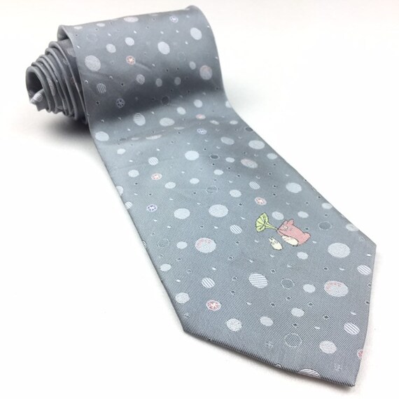 STUDIO GHIBLI TIE rare japanese cartoon icon signa