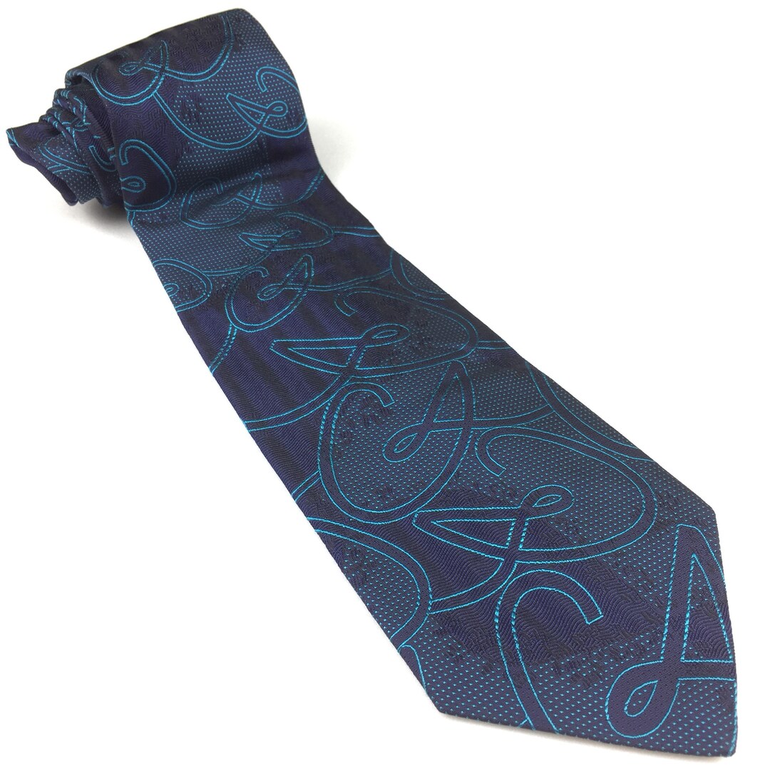 CHRISTIAN LACROIX TIE Heavy Silk Rare Abstract Rope Modern Etsy