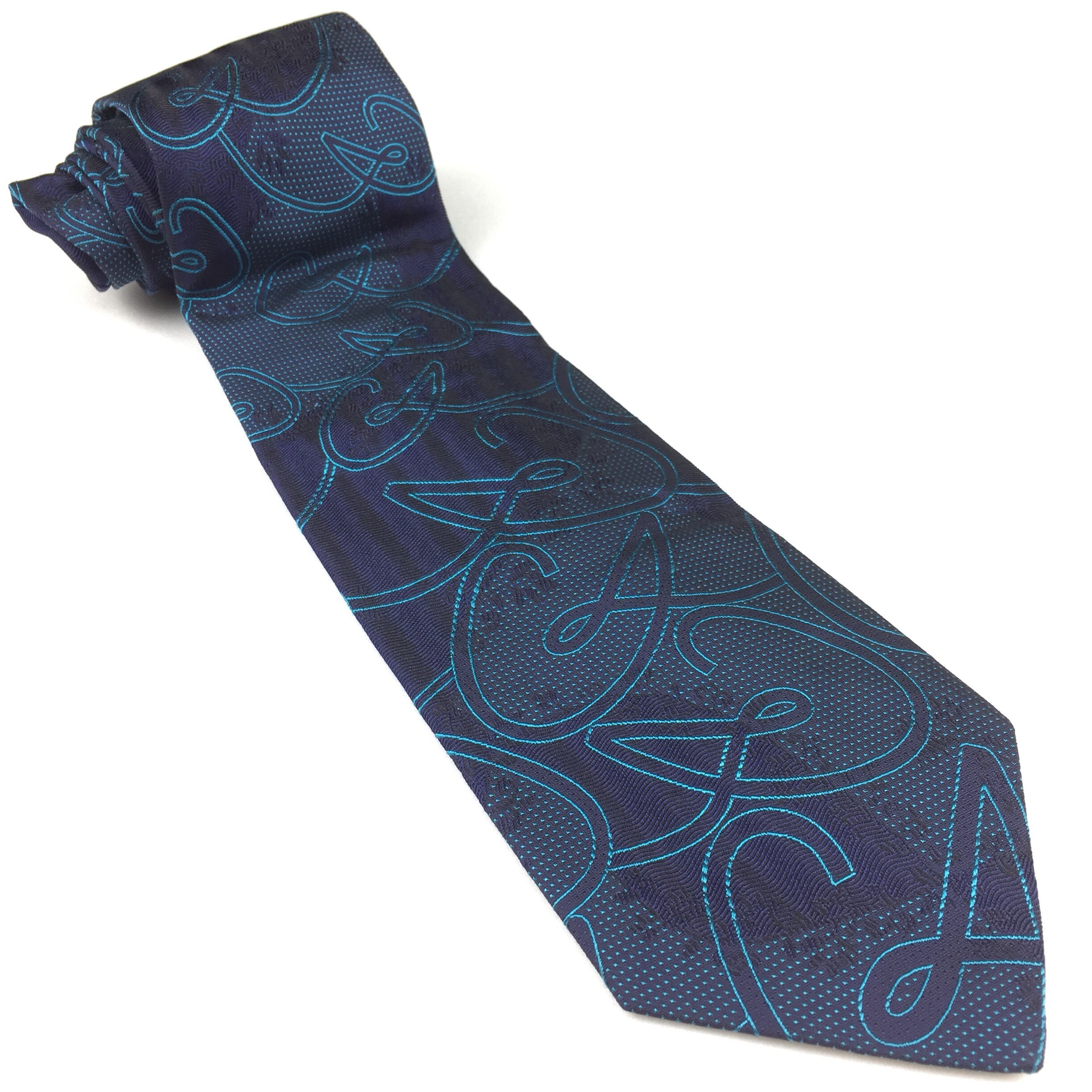 CHRISTIAN LACROIX TIE Heavy Silk Rare Abstract Rope Modern Etsy