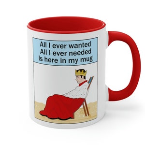 New Wave Inspired Mug 80s Music  Funny Pun Song 1980s Silly Humor 80's 1980s Britpop British Enjoy The Silence