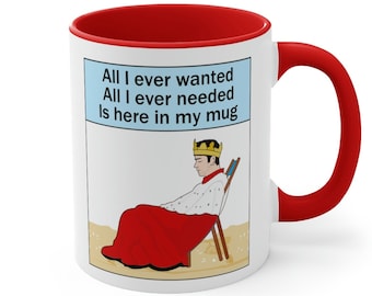 New Wave Inspired Mug 80s Music  Funny Pun Song 1980s Silly Humor 80's 1980s Britpop British Enjoy The Silence