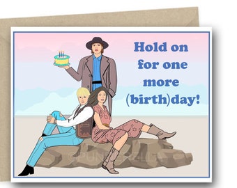 80s Music Birthday Card - Hold On 90s Music Card Greeting Card - Bridesmaids Movie Card - 80s card bridesmaid movie