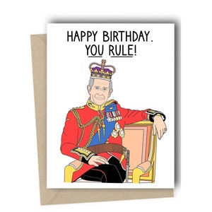 Prince Charles Birthday Card King Charles Queen Elizabeth Birthday Prince Harry William