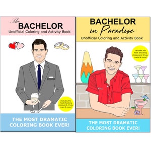 The Bachelor Coloring Book and Bachelor in Paradise Double Book