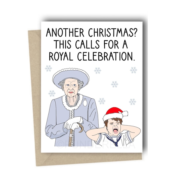 Queen Elizabeth Christmas Card 