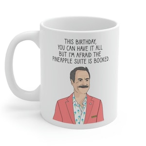 White Lotus Armond Mug Jennifer Coolidge Murray Bartlett Birthday Mug