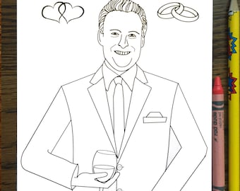 The Bachelor Coloring Book Chris Harrison Arie Becca Lauren Rose Bachelorette TV Show ABC Bachelor Nation Bachelor Viewing Party
