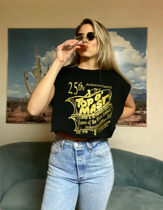 Vintage 1991 Top o Mast Crop Tank/ Vintage Tank/ V