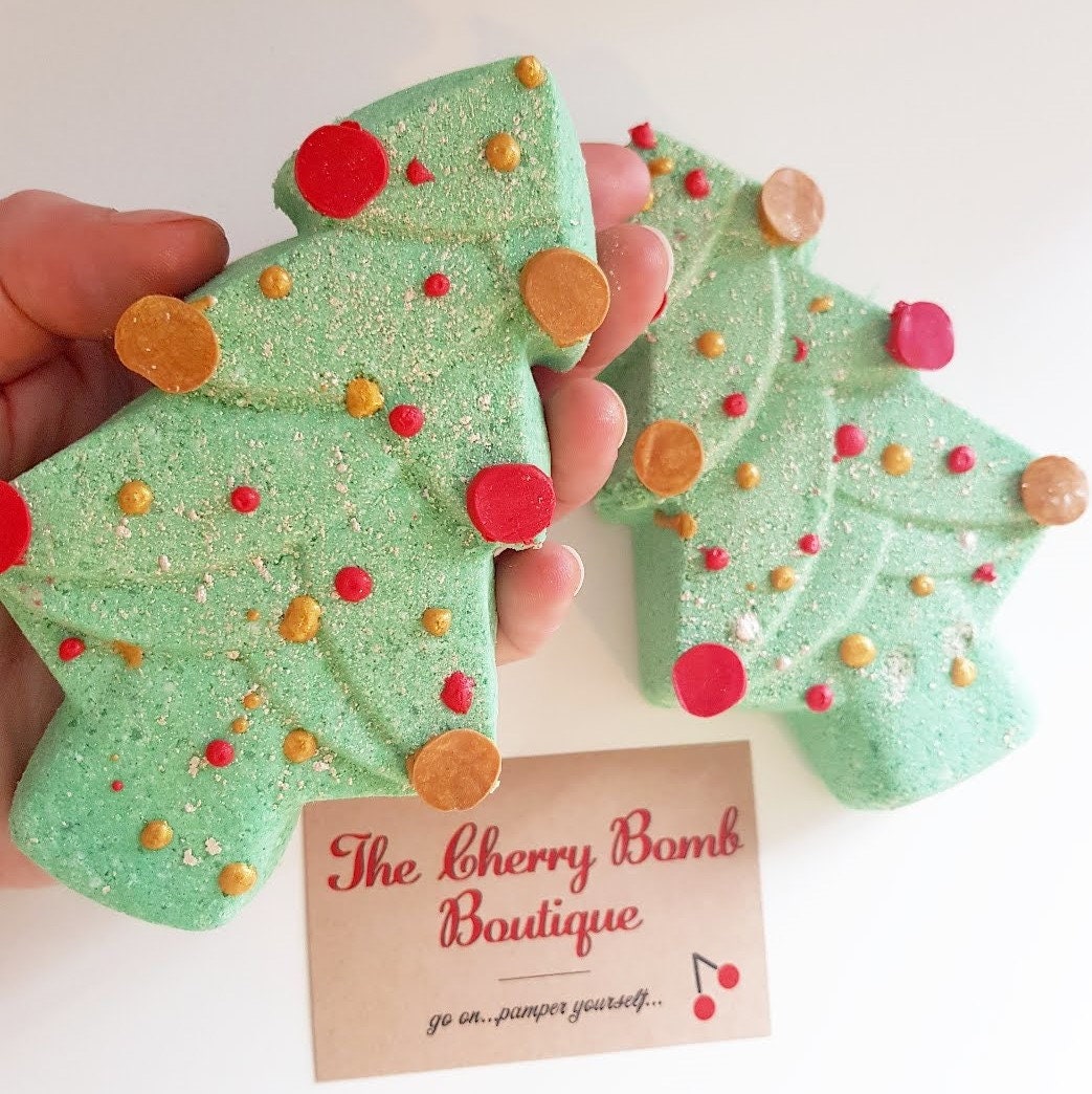 Oh Christmas Tree Large Christmas Tree Bath Bomb with Soap Etsy