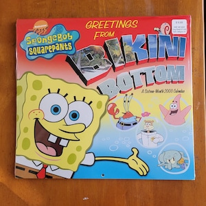 Spongebob 2003 Calendar Nickelodeon Sealed - Etsy
