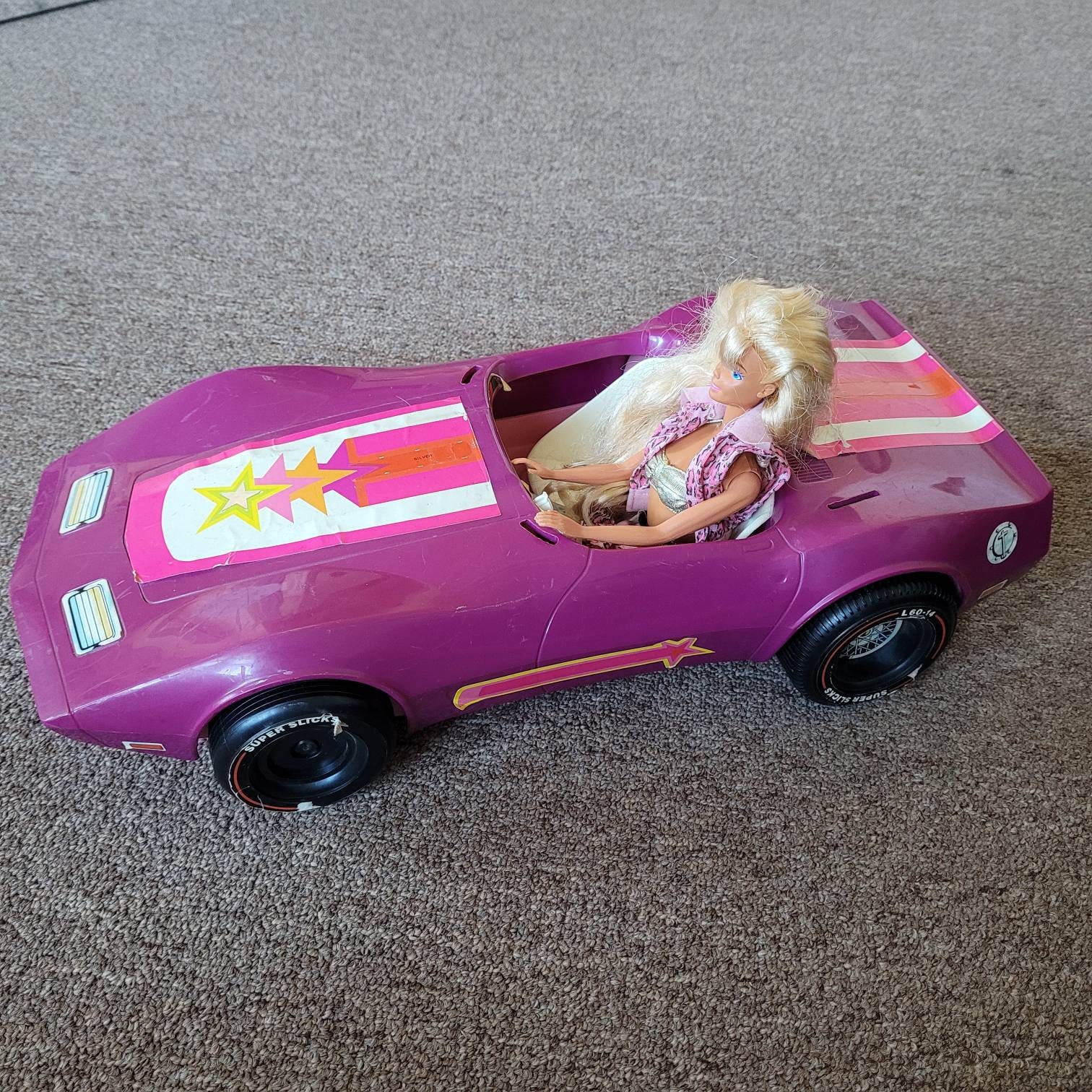 1975 Mattel Barbie Starvette Purple Corvette Car - Etsy