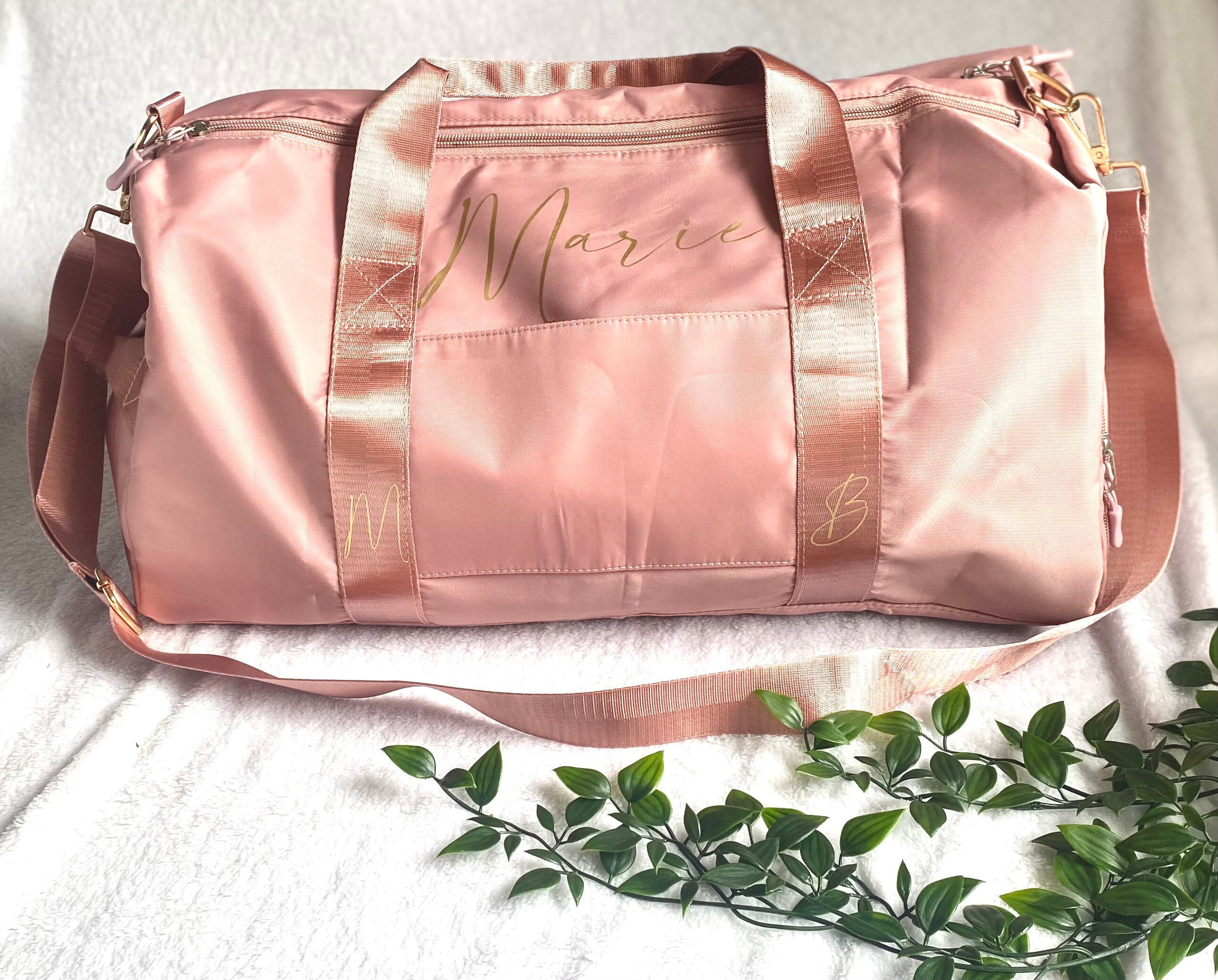 personalised over night bag