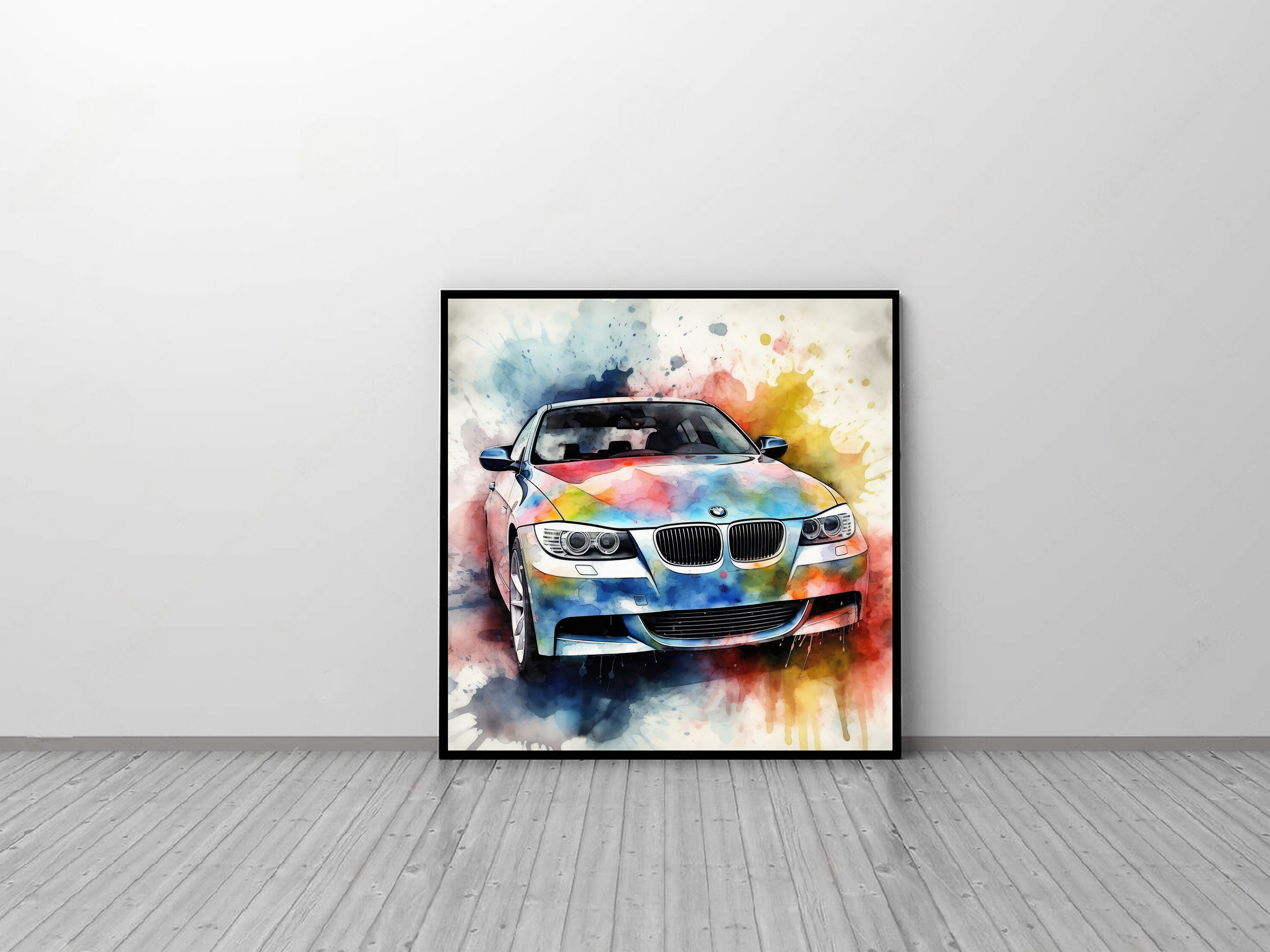 BMW Watercolor Set of 5 Prints, Instant Download, Digital Download, BMW ...