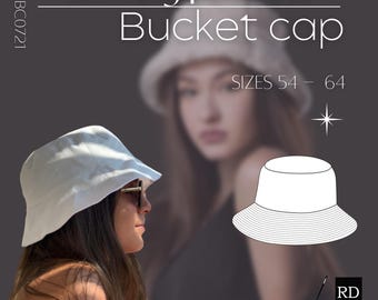 Reversible Bucket Hat Sewing Pattern: Women's Sun Hat (PDF)