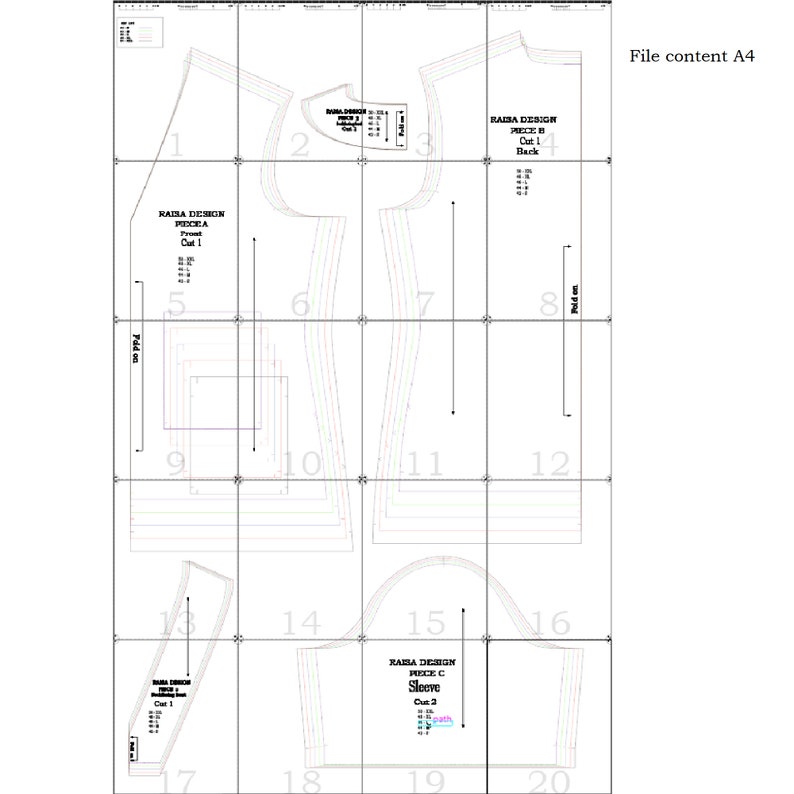 Nurse shirt sewing pattern Women scrub top sewing pattern Etsy 25 scarf sewing tutorials