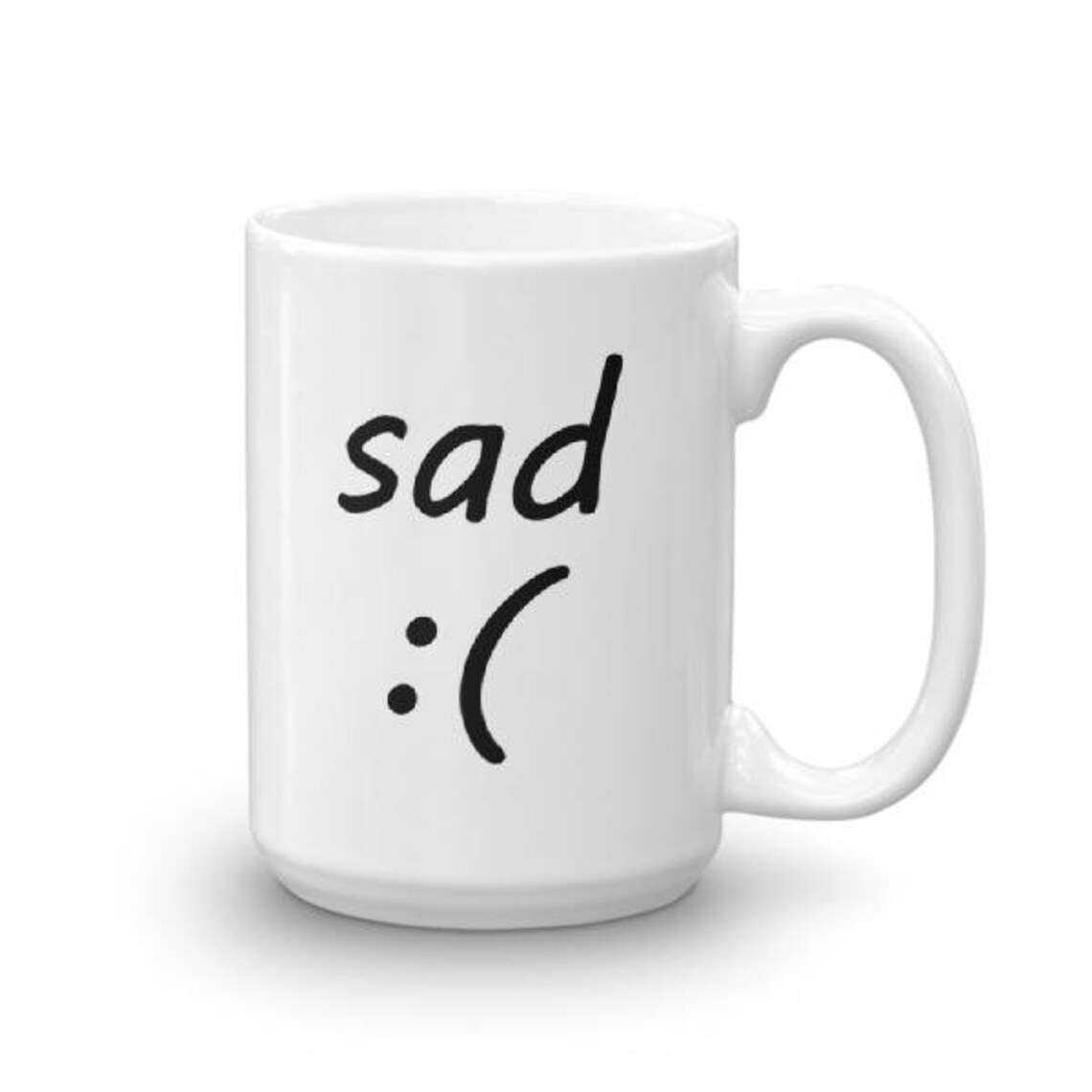 SAD Coffee Mug - Etsy