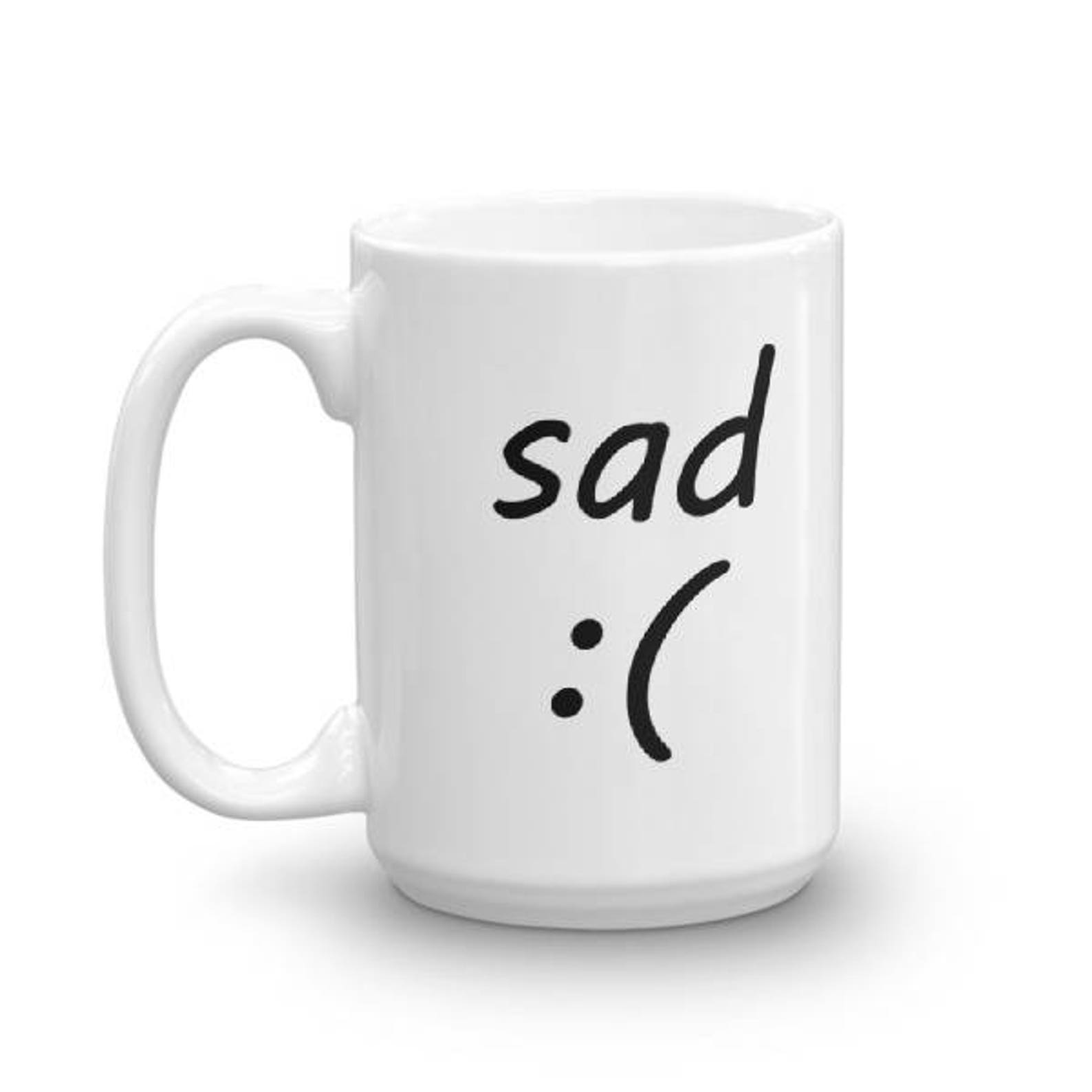 SAD Coffee Mug - Etsy