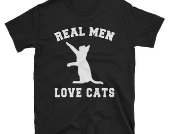 Real Men Love Cats Unique Short-Sleeve Unisex T-Shirt