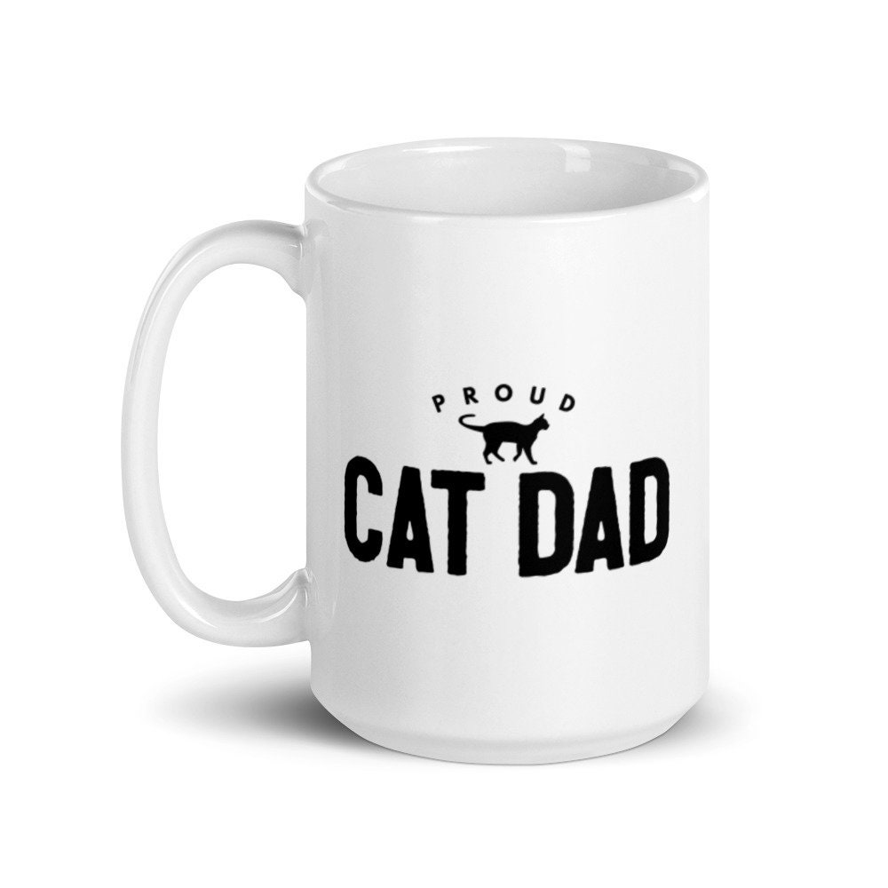Cat Dad Coffee Mug, Cat Lover Gift