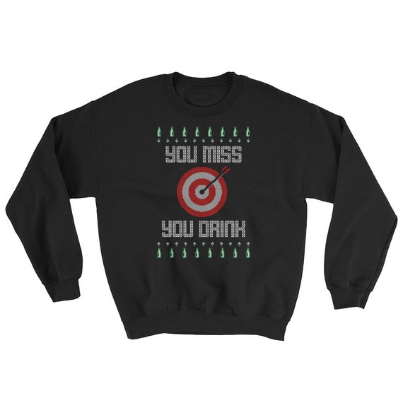 you miss you drink christmas sweater