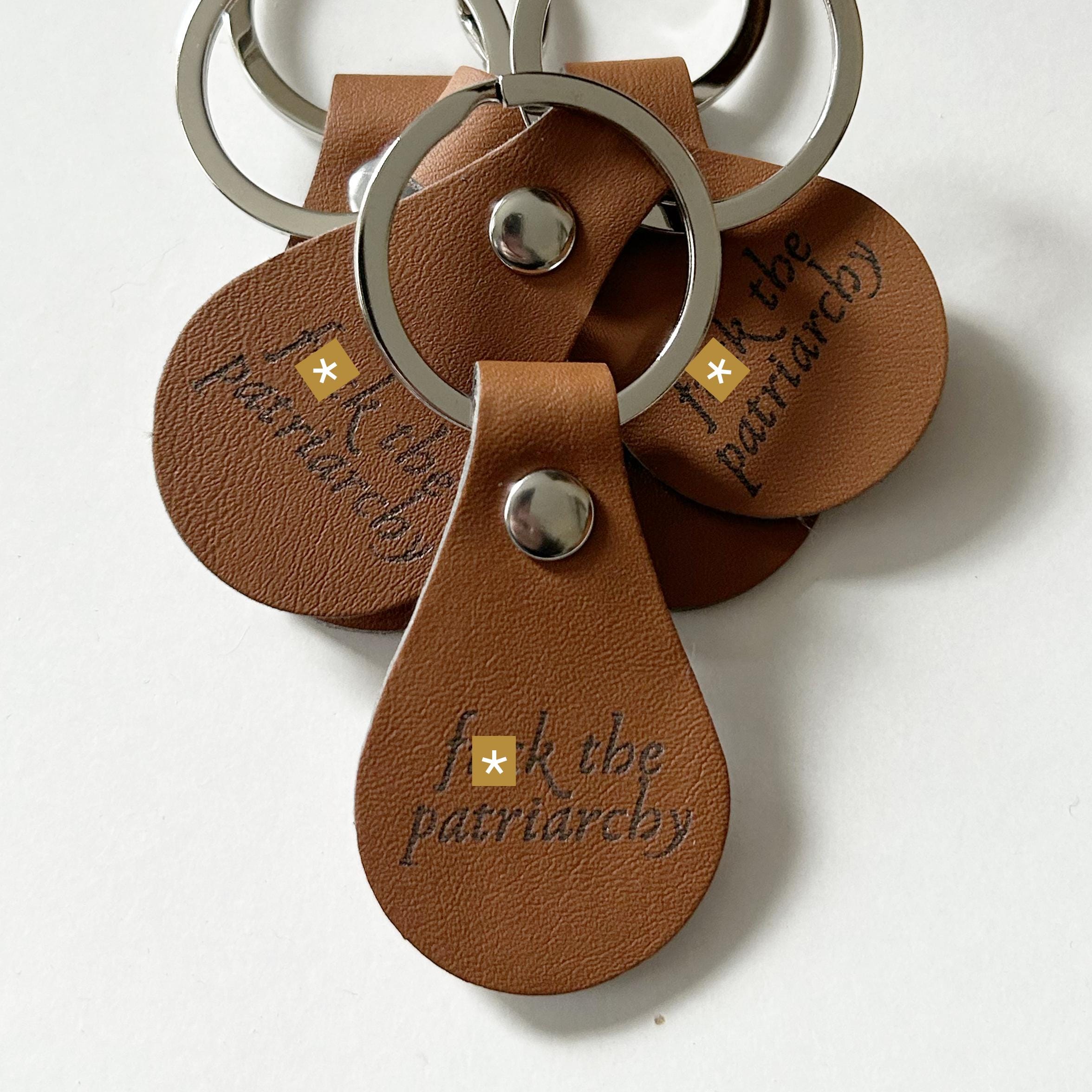 F the Patriachy Keychain - All Too Well Keychain/Key Ring - Laser Engraved Keyring