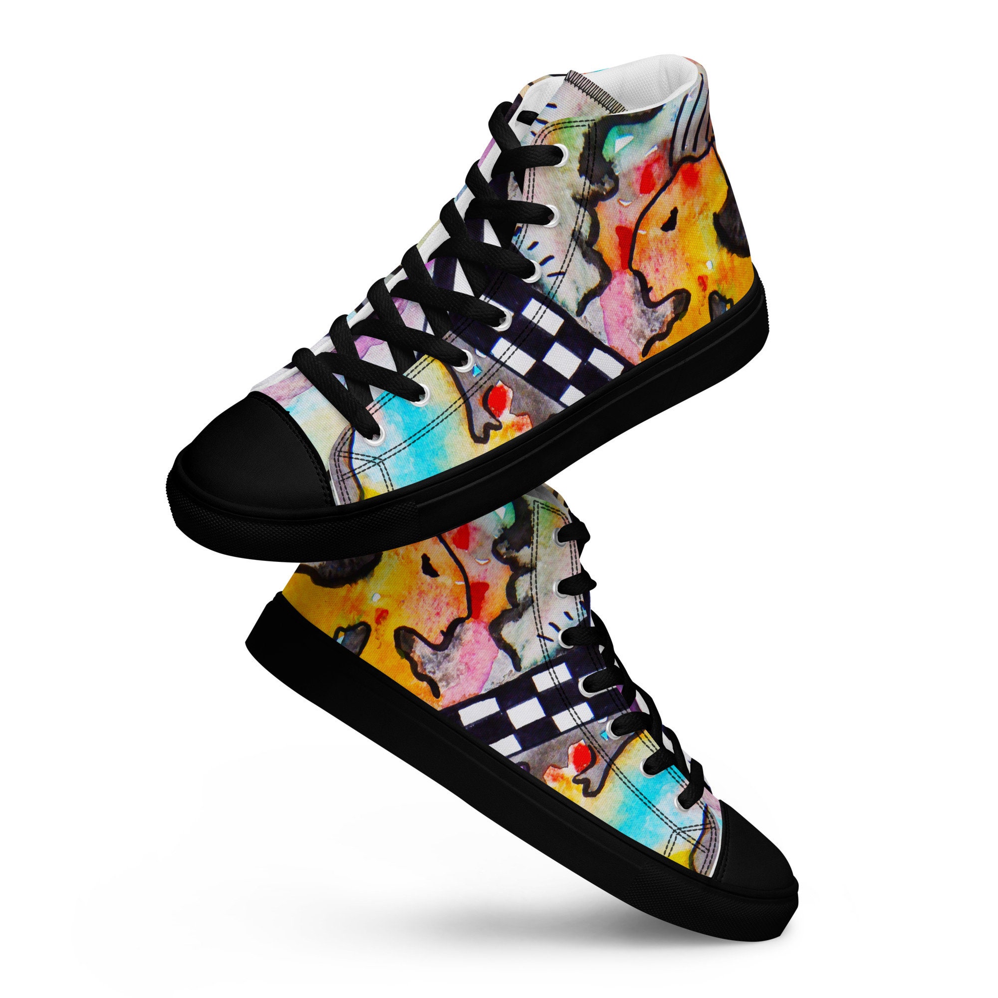 Discover Zapatillas Altas con estampado de Rock n Roll estético, Zapatillas Y2K estilo Rock música