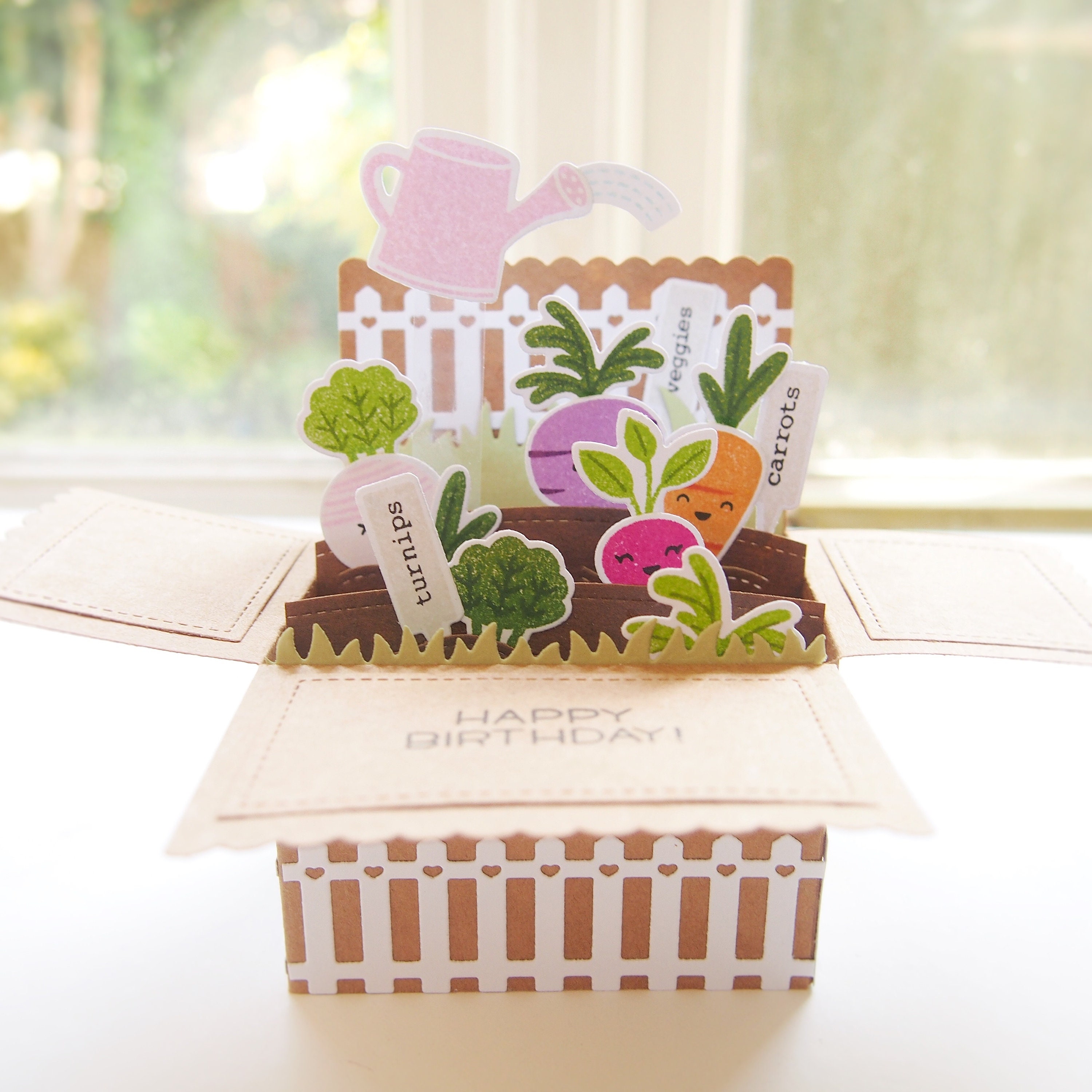 Succulent Garden & Happy Birthday Lovepop® Pop-Up Card