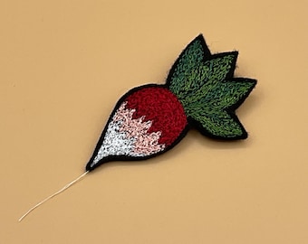 Radish Brooch