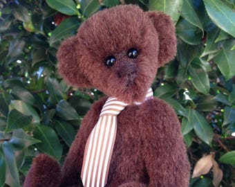 Geordie - an artisan collectible mohair bear