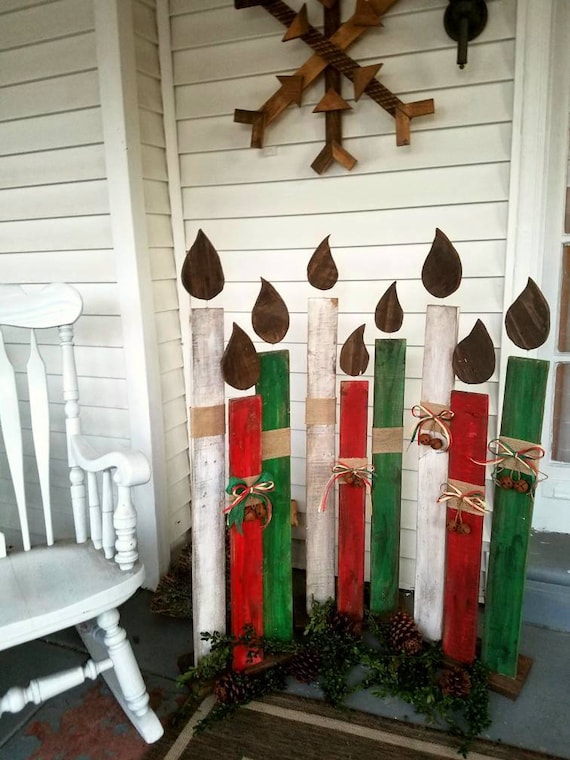 Wooden Outdoor Christmas Decorations