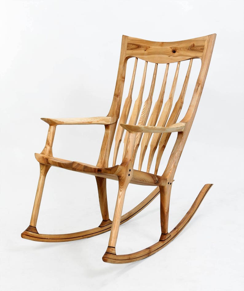 Rocking Chair Rocker. Well Balanced Rocking Chair in Legendary Etsy
