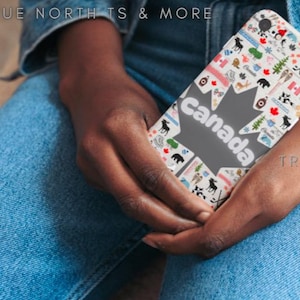 Funda para teléfono con temática de Canadá - Funda resistente personalizada - Funda para teléfono de Canadá - Funda para teléfono canadiense - Canadá - Regalos para canadienses - Funda para iPhone de Canadá