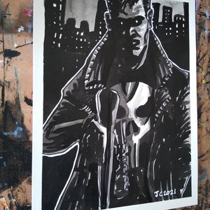 The Punisher "Reminder" portrait (original)