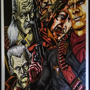 Metal Gear Solid - &quot;Revolver&quot; Revolver Ocelot portrait (original)